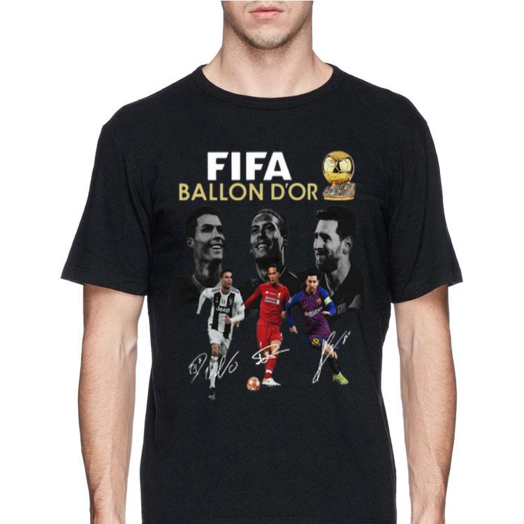 Fifa Ballon D’or 2019 Cristiano Ronaldo Lionel Messi Virgil van Dijk Signature shirt 12 Fifa Ballon D’or 2019 Cristiano Ronaldo Lionel Messi Virgil van Dijk Signature shirt