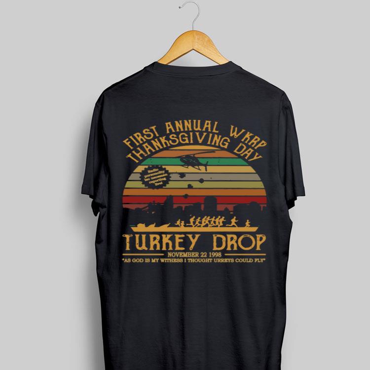 First Annual Wkrp Thanksgiving Day Turkey Drop Retro Vintage shirt 9