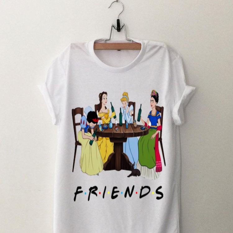 Friends TV Show Frida Kahlo And Disney Princesses shirt 9
