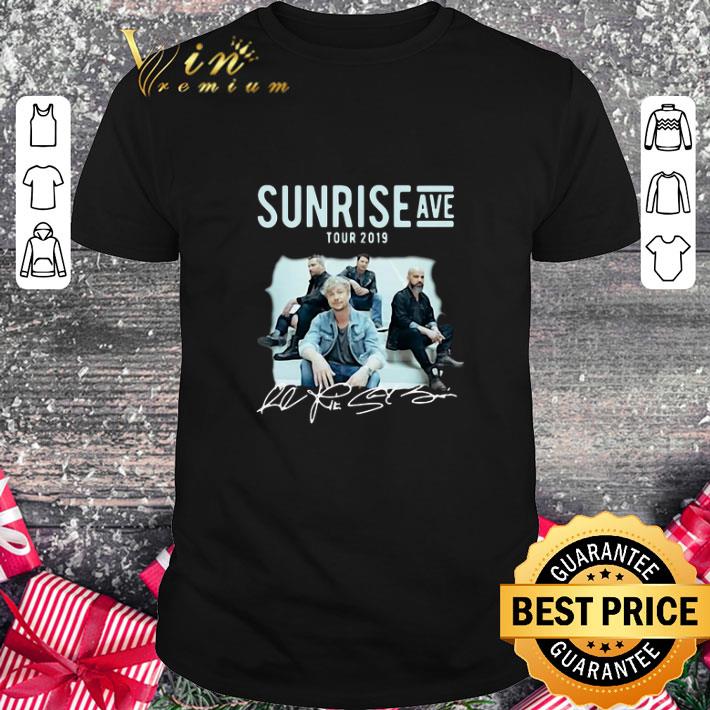 Funny Sunrise Avenue Tour 2019 Little Bit Love Signatures shirt 9