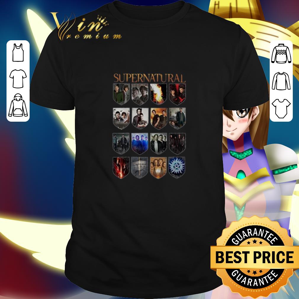Funny Supernatural all season series episode shirt 8