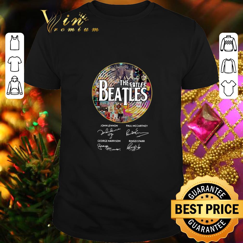 Funny The Beatles The Eatles Disc Signatures shirt 6