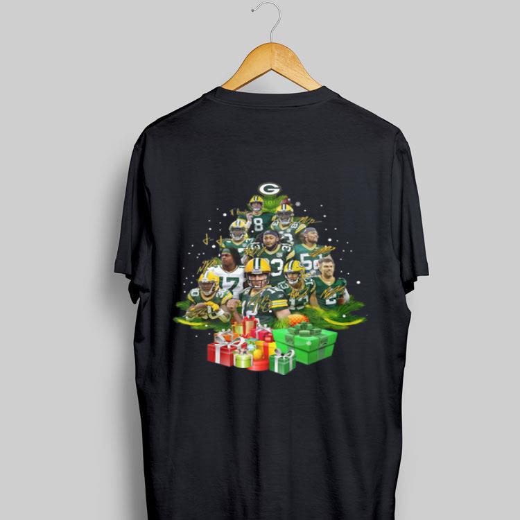 Green Bay Packers Players Christmas Tree shirt 9