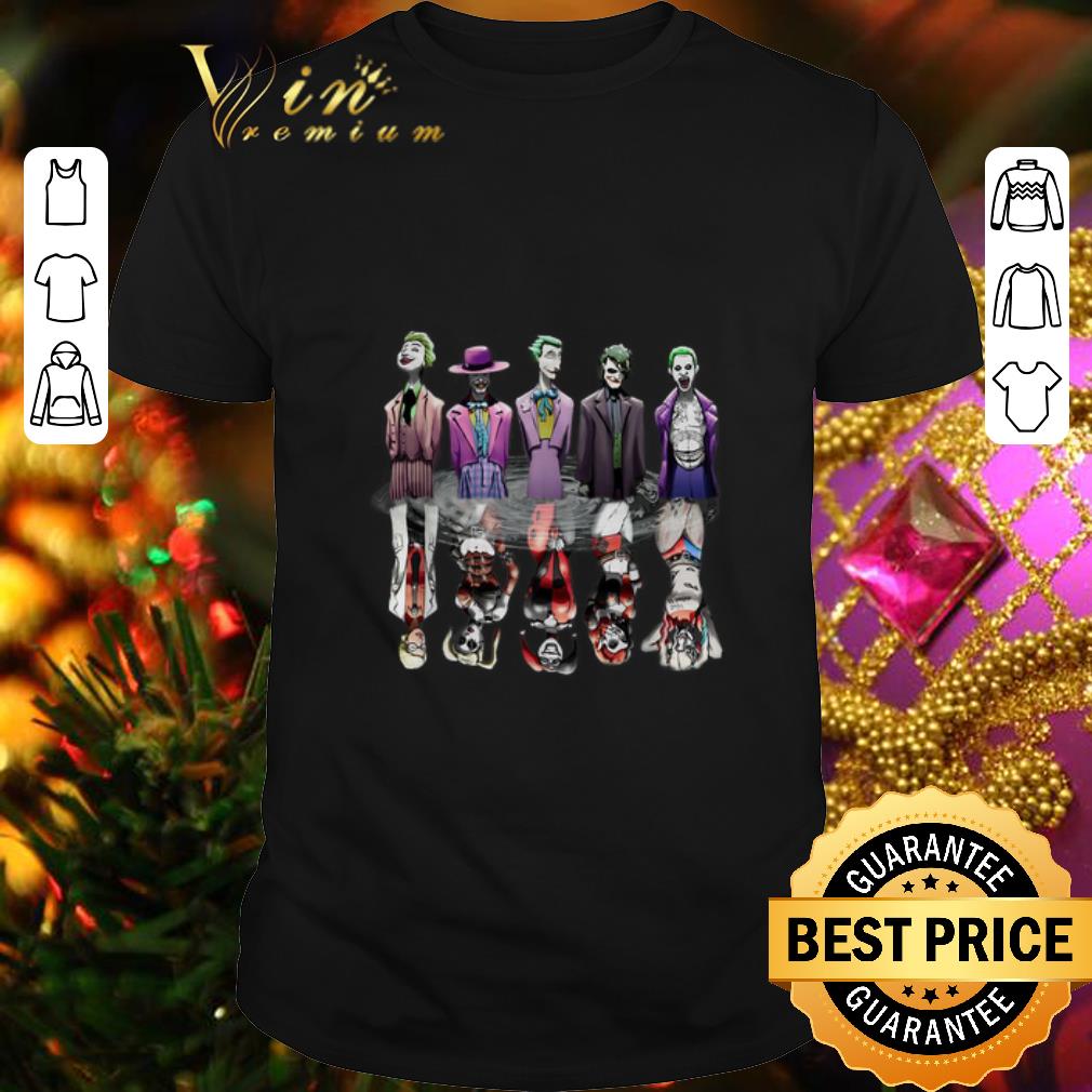 Hot Evolution of Joker reflection water mirror Harley Quinn shirt 7