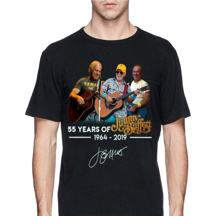 Jimmy Buffett 55 Years 1964 2019 Signature shirt 12 Jimmy Buffett 55 Years 1964 2019 Signature shirt