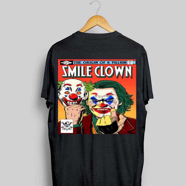 Joker the origin of a villain smile clown shirt 8