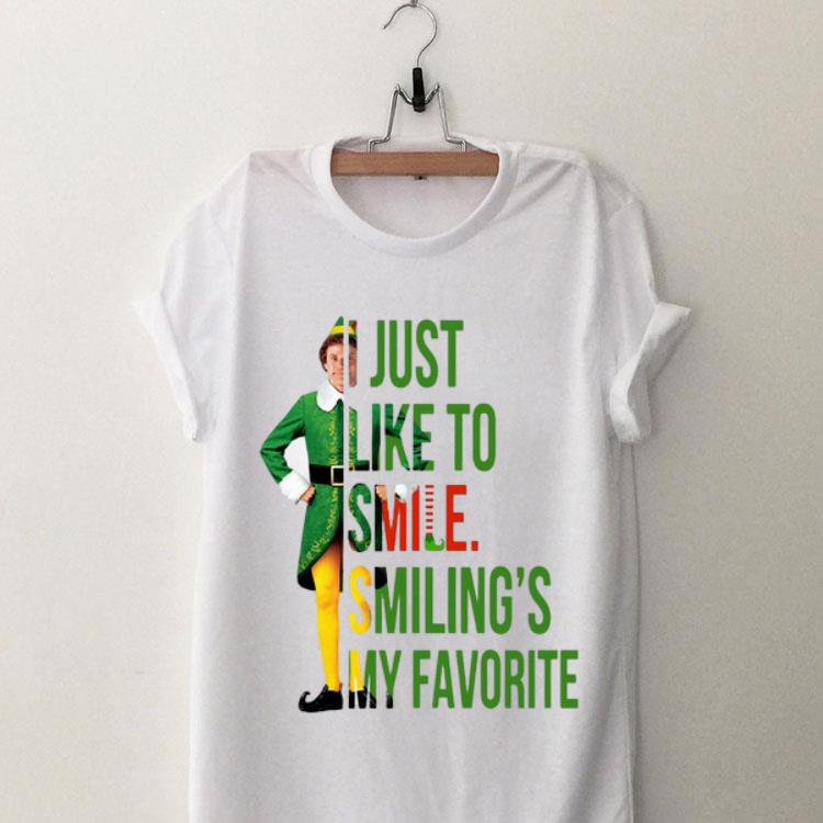 Just Like To Smile Smiling’s My Favorite Elf Buddy Hobbs shirt 9