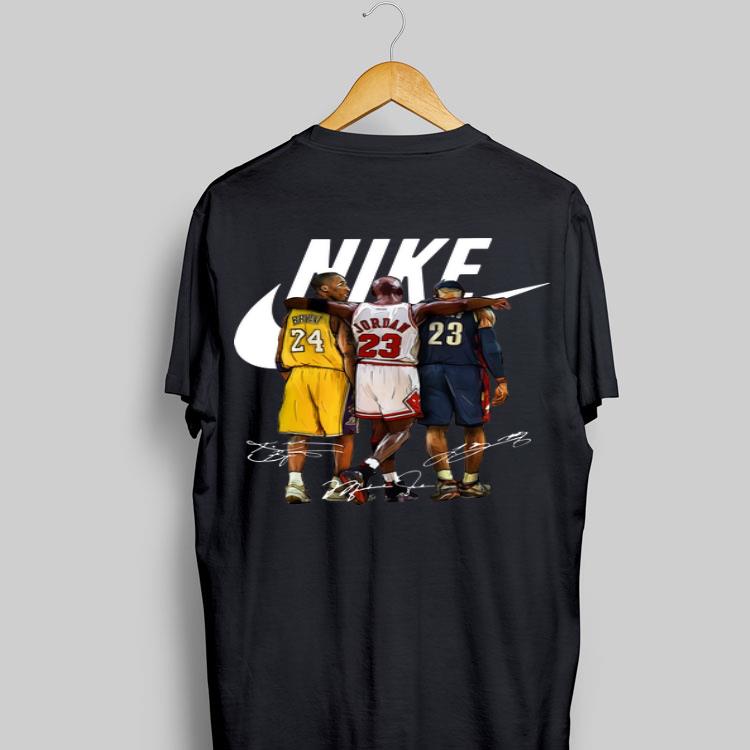 Kobe Bryant Michael Jordan And LeBron James Nike Signature shirt 9