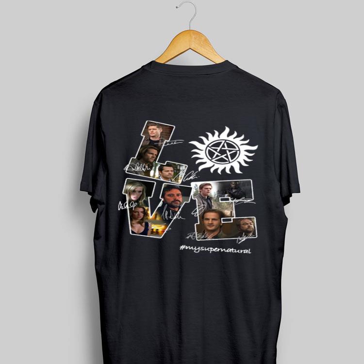 Love My Supernatural Signatures shirt 8