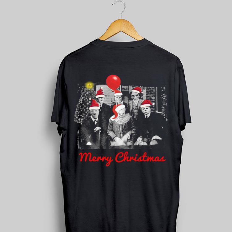 Merry Christmas Santa Horror Characters shirt 8