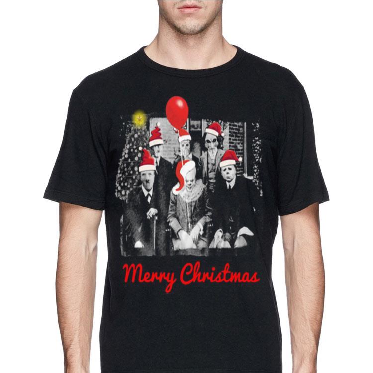 Merry Christmas Santa Horror Characters shirt 12 Merry Christmas Santa Horror Characters shirt