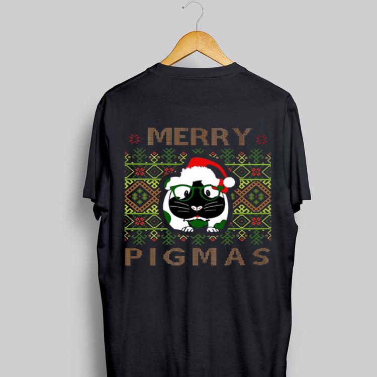 Merry Pigmas Ugly Christmas Guinea Pig shirt 9