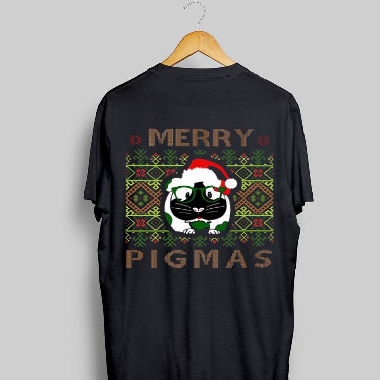 Merry Pigmas Ugly Christmas Guinea Pig shirt 8