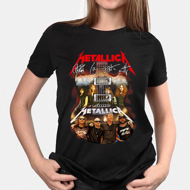 Metallica Guitar Signatures shirt 3 Metallica Guitar Signatures shirt 3