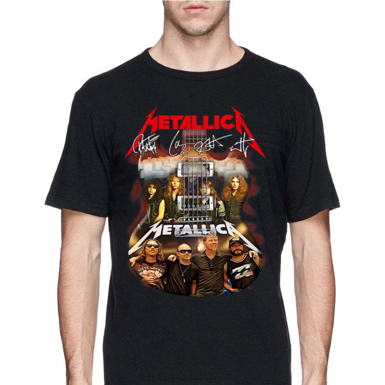 Metallica Guitar Signatures shirt 12 Metallica Guitar Signatures shirt