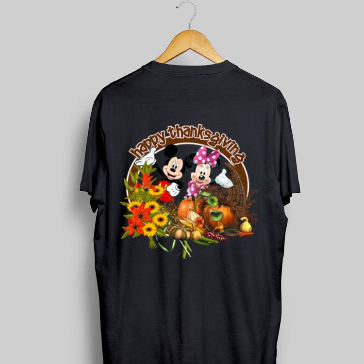 Mickey Mouse And Minnie Happy Thanksgiving shirt 7