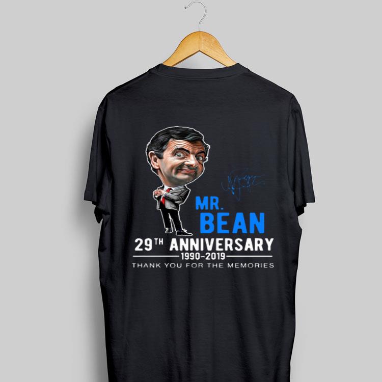 Mr Bean Anniversary 29th 1990-2019 Thank You For The Memories shirt 9
