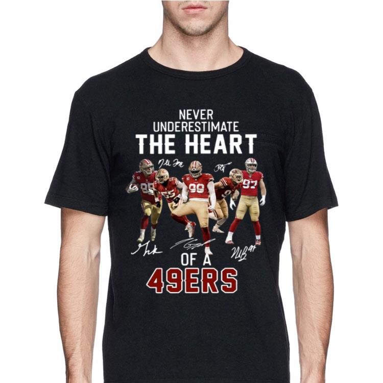 Never Underestimate The Heart Of A 49ers Signatures shirt 12 Never Underestimate The Heart Of A 49ers Signatures shirt