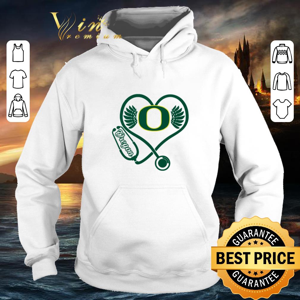 Original Love Oregon Ducks Stethoscope Heartbeat nurse shirt 10 Original Love Oregon Ducks Stethoscope Heartbeat nurse shirt