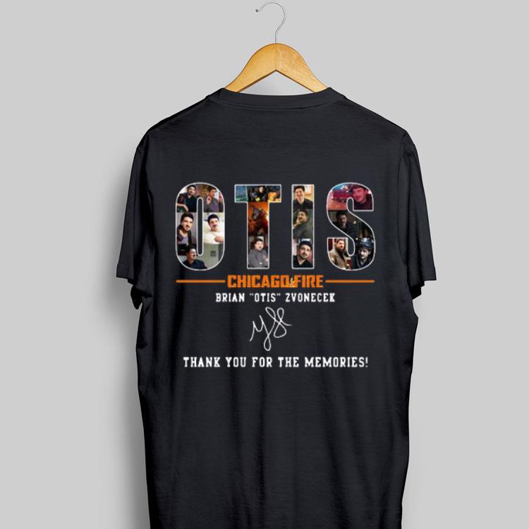 Otis Chicago Fire Brian Otis Zvonecek Thank You For The Memories Signature shirt 8