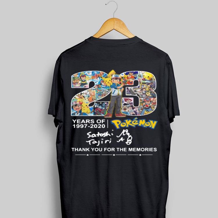 Pokemon 23 Years 1997-2020 Thank You For The Memories shirt 9