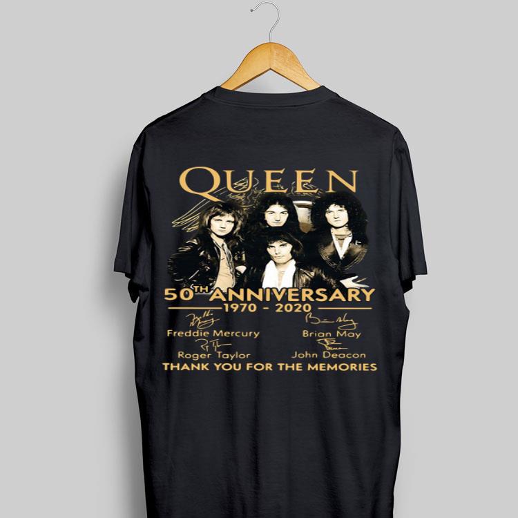 Queen 50th Anniversary 1970-2020 Thank You For The Memories shirt 9