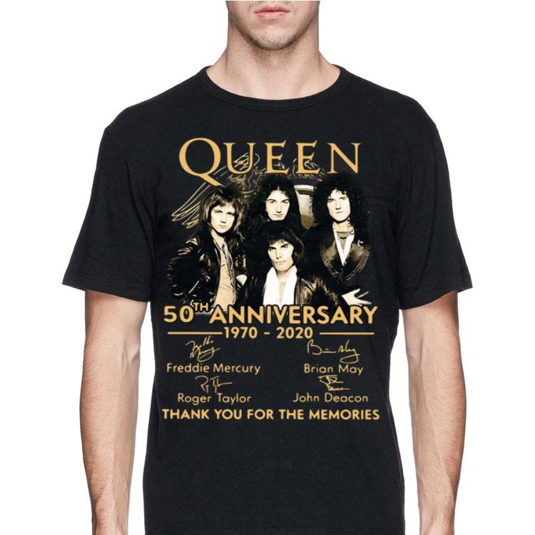 Queen 50th Anniversary 1970-2020 Thank You For The Memories shirt 12 Queen 50th Anniversary 1970-2020 Thank You For The Memories shirt