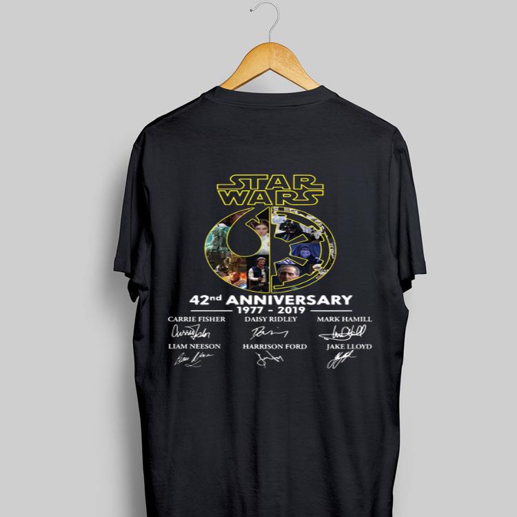 Star Wars 42nd Anniversary 1977 2019 Signatures shirt 17