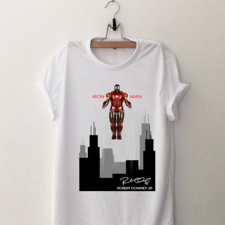 Stark industries Iron Man Robert Downey Jr Signature shirt 8