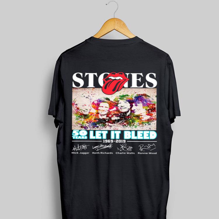 Stone 50 Years Let It Bleed 1969 2019 Signatures shirt 8
