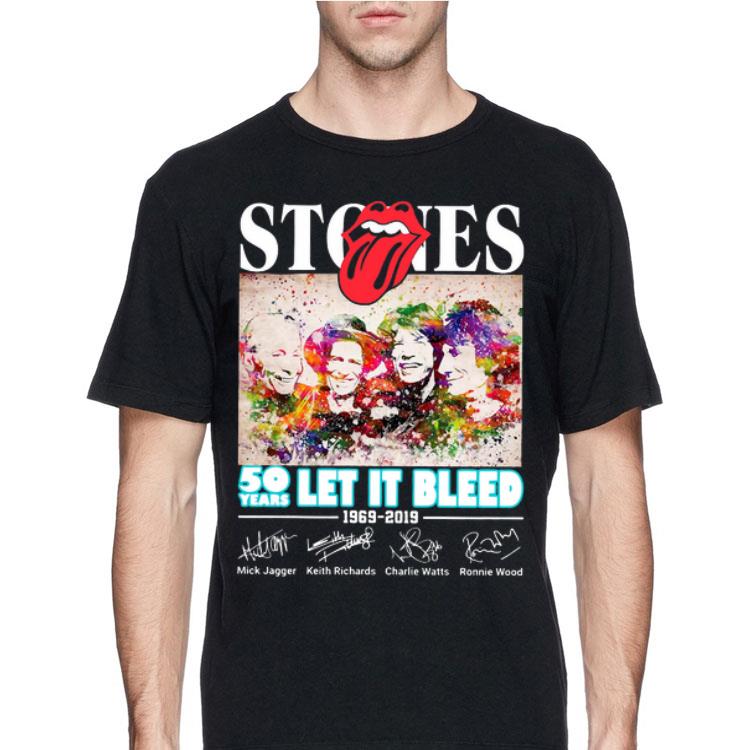 Stone 50 Years Let It Bleed 1969 2019 Signatures shirt 12 Stone 50 Years Let It Bleed 1969 2019 Signatures shirt