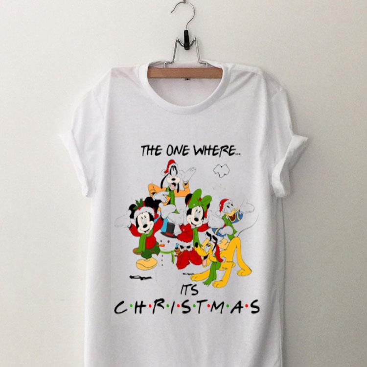 The One Where It’s Christmas Disney Cartoon Characters shirt 7