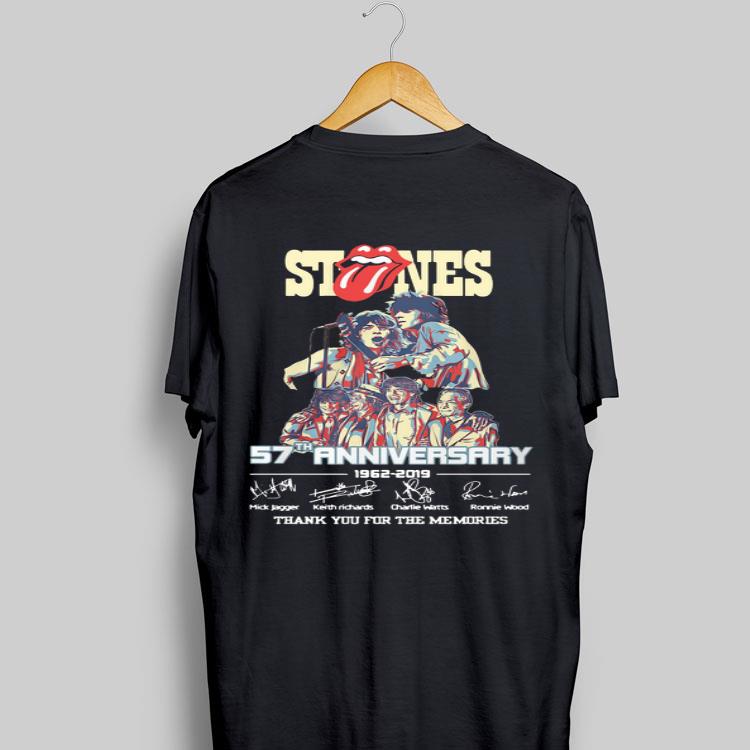 The Rolling Stones 57th Anniversary 1962-2019 Thank You For The Memories Signatures shirt 8