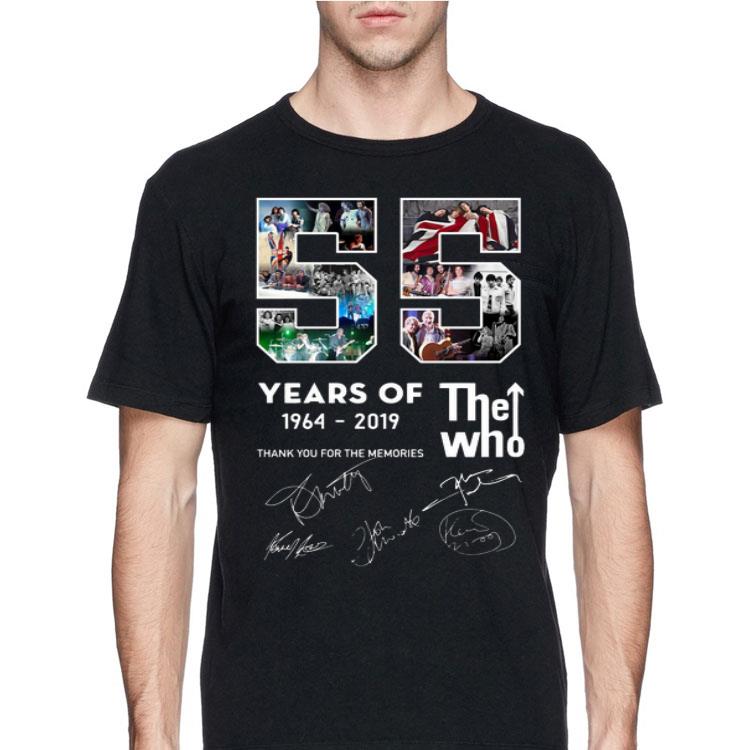 The Who 55 Years 1964 2019 Thank You For The Memories shirt 12 The Who 55 Years 1964 2019 Thank You For The Memories shirt