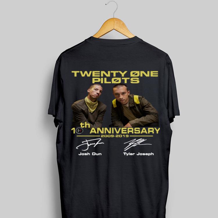 Twenty One Pilots 10 th Anniversary 2009 2019 Signatures shirt 9