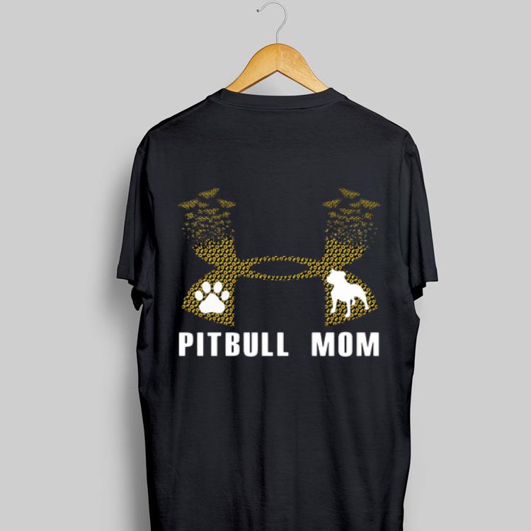 Under Armour Pitbull Mom Flower shirt 9