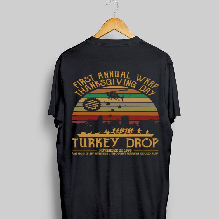 Vintage First Annual Wkrp Thanksgiving Day Turkey Drop shirt 8