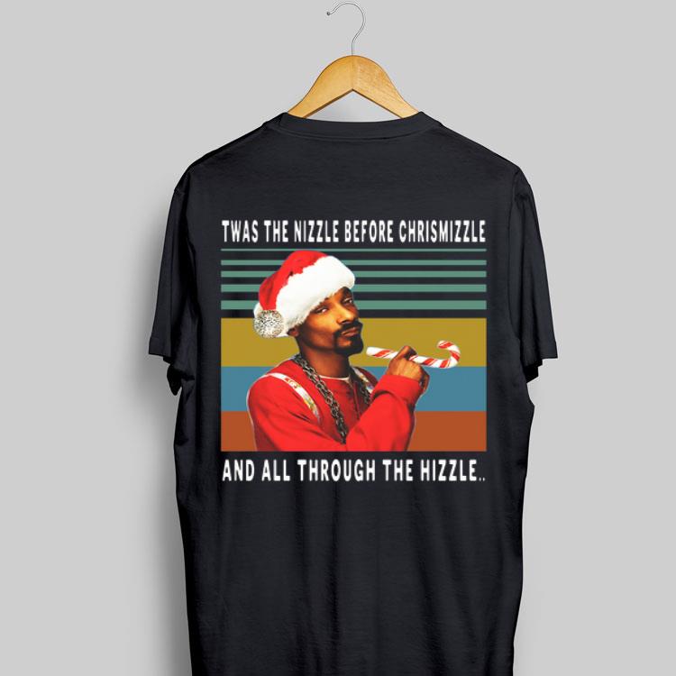 Vintage Twas The Nizzle Before Christmizzle And All Through The Hizzle Tupac Shakur shirt 8