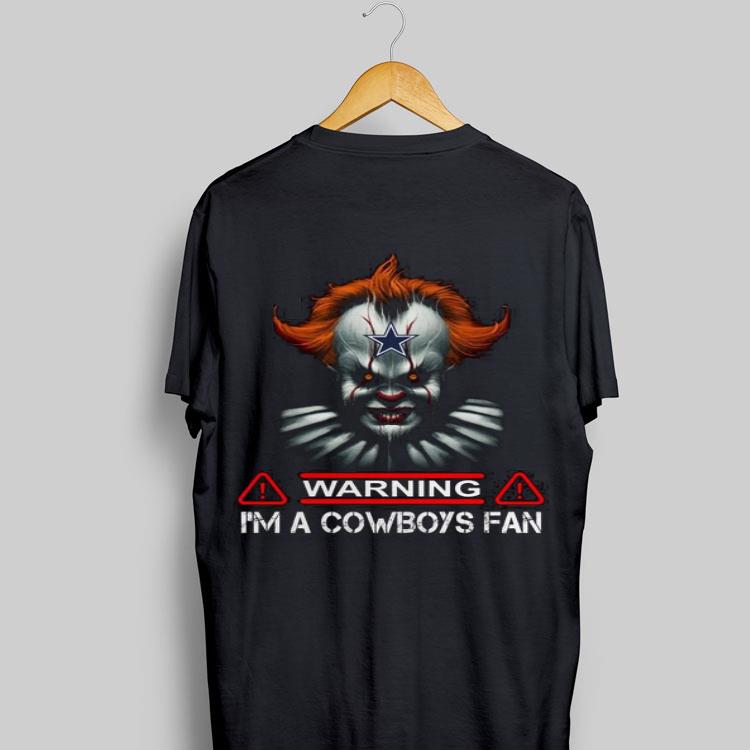 Warning I'm A Cowboys Fan Pennywise IT shirt 9