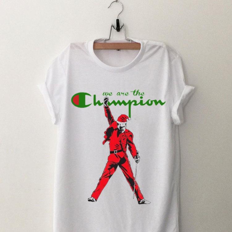 We Are The Champion Santa Freddie Mercury shirt 8