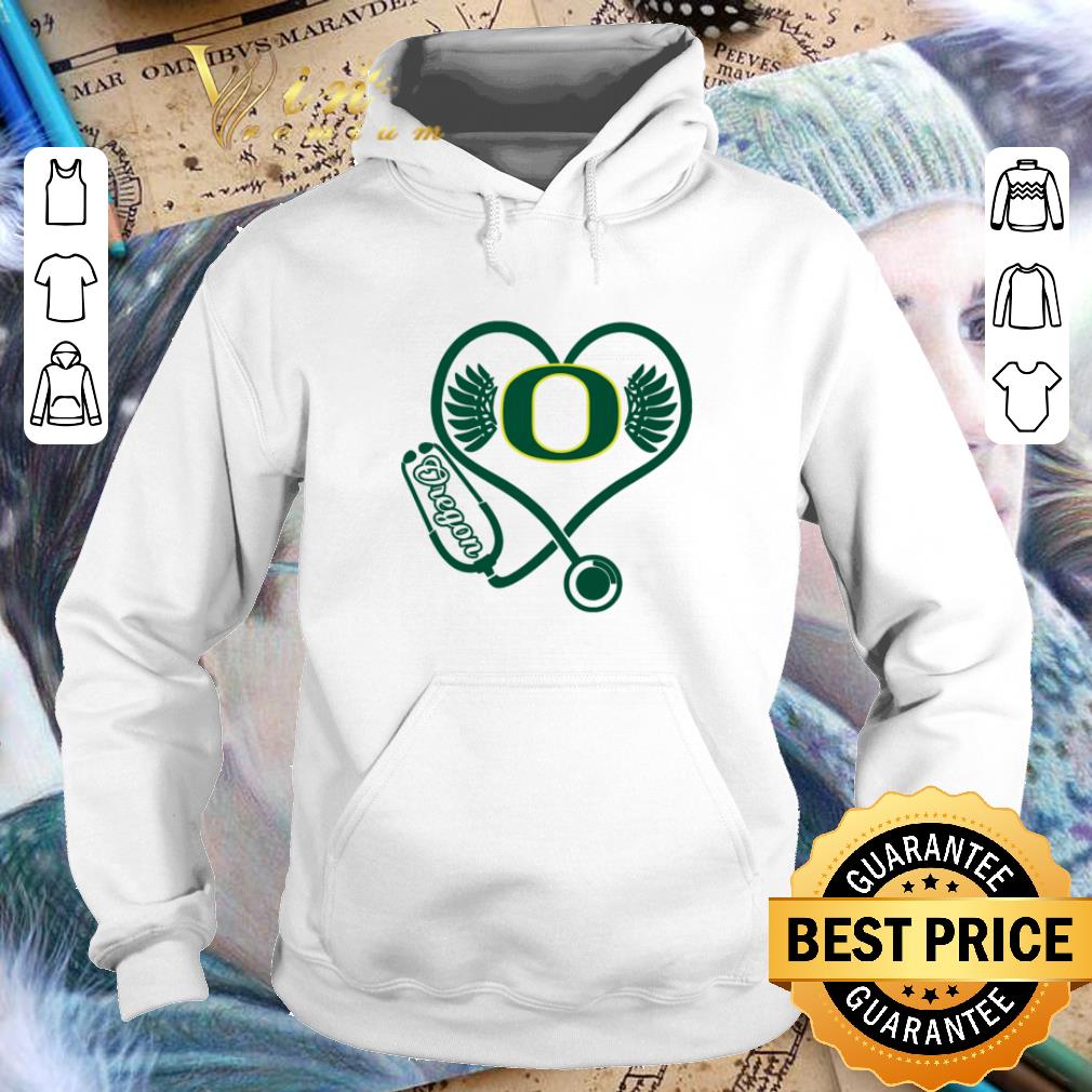 Awesome Love Oregon Ducks Stethoscope Heartbeat nurse shirt 10 Awesome Love Oregon Ducks Stethoscope Heartbeat nurse shirt