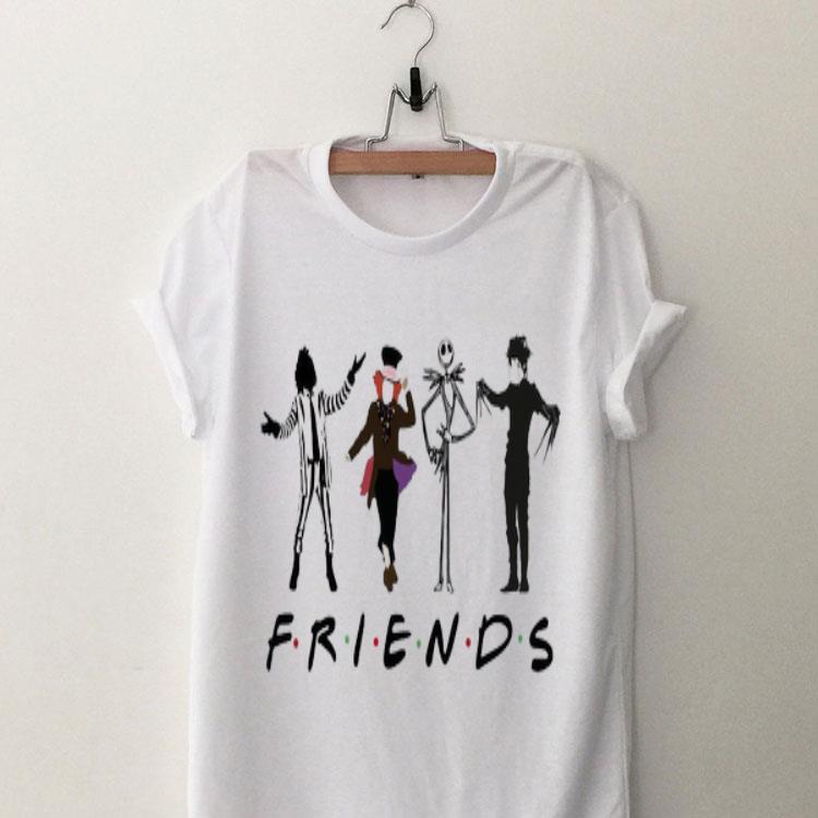 Beetlejuice Hatter Jack Skellington Edward Scissorhands Friends TV show shirt 8