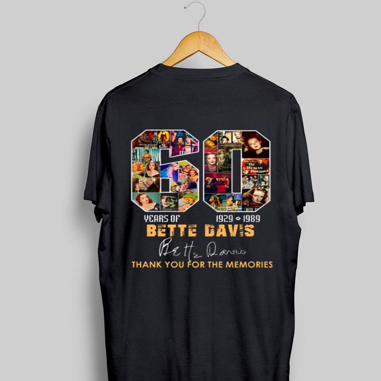 Bette Davis 60 years thank you for the memories signature shirt 9
