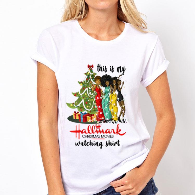 Black girls this is my Hallmark Christmas movies watching sweater 12 Black girls this is my Hallmark Christmas movies watching sweater