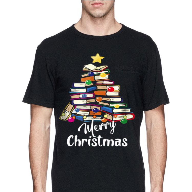 Books Christmas Tree Merry Christmas shirt 12 Books Christmas Tree Merry Christmas shirt