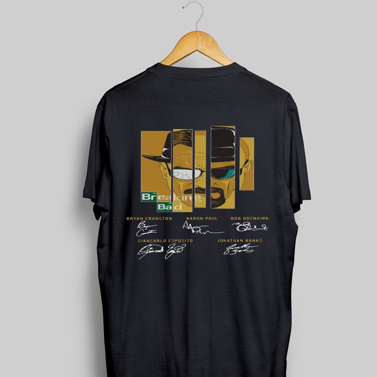 Breaking Bad Bryan Cranston Aaron Paul Bob Odenkirk Signatures shirt 9