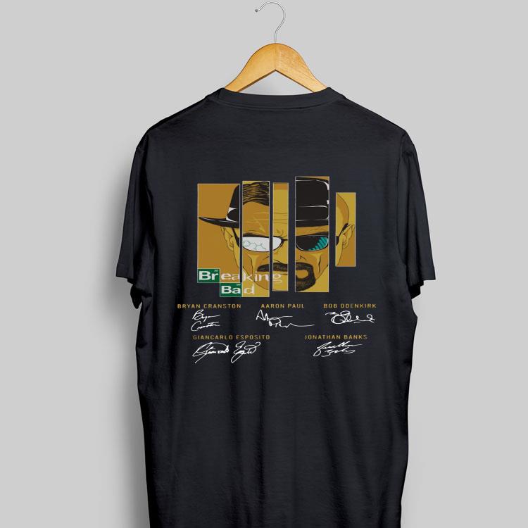 Breaking Bad Bryan Cranston Aaron Paul Bob Odenkirk Signatures shirt 8