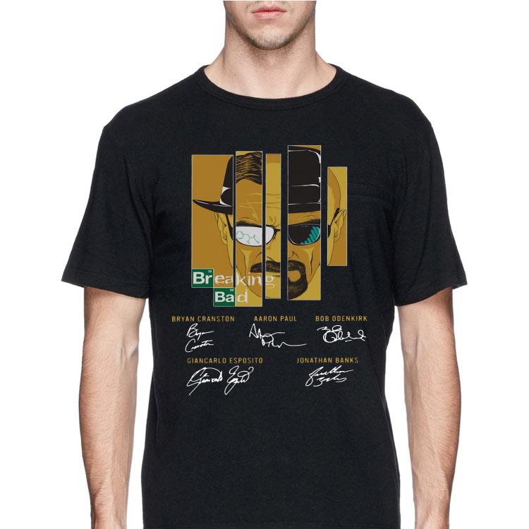 Breaking Bad Bryan Cranston Aaron Paul Bob Odenkirk Signatures shirt 12 Breaking Bad Bryan Cranston Aaron Paul Bob Odenkirk Signatures shirt