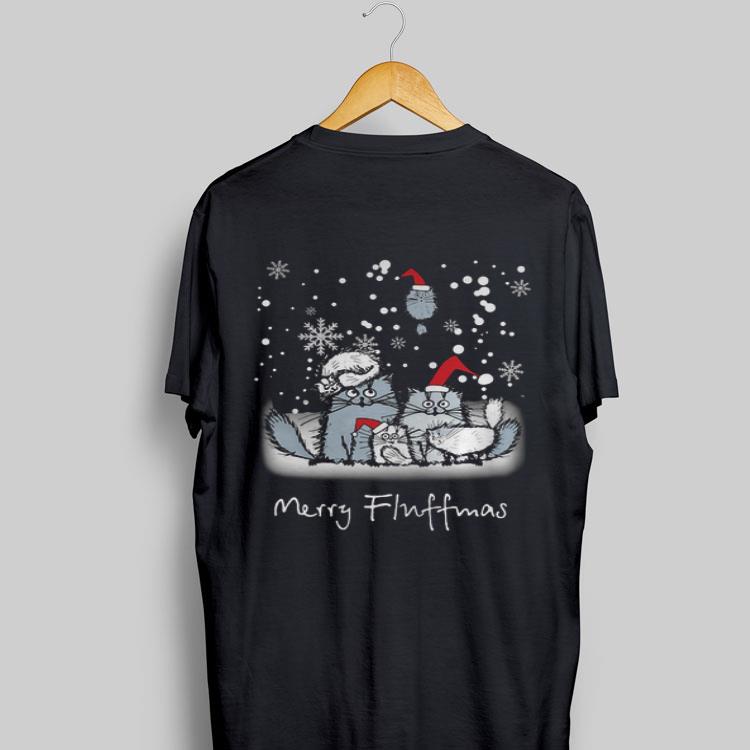 Cat Merry Fluffmas Christmas shirt 9