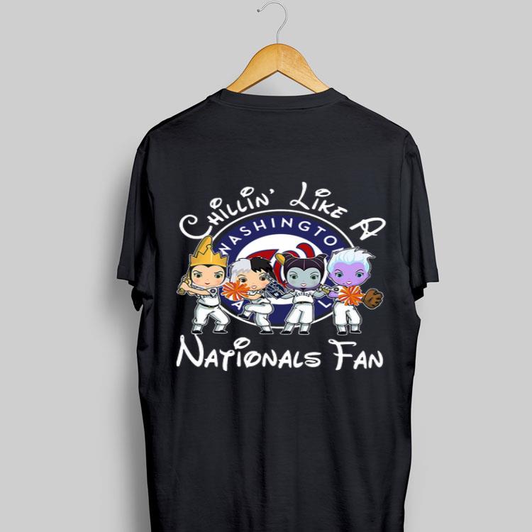 Chillin Like A Nationals Fan Washington Disney Ursula Maleficent shirt 8